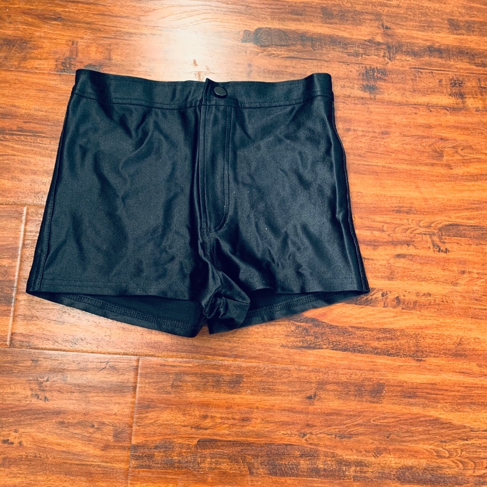 American Apparel Black Disco shorts